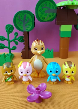 萌鸡小队美佳妈妈和可爱的鸡宝宝